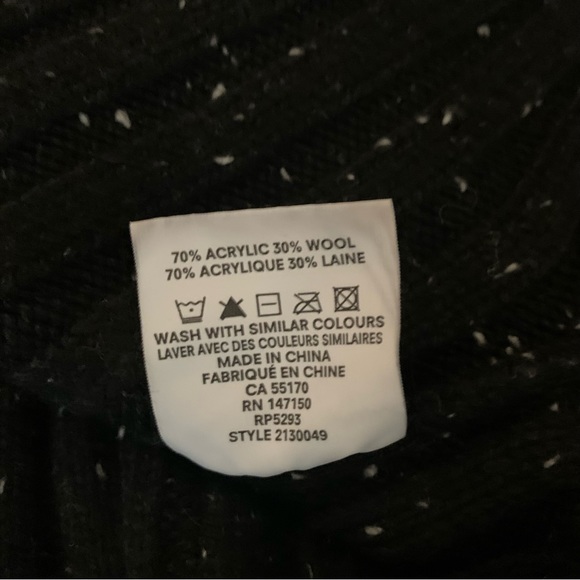 Frank and Oak Cropped Ribbed Knit Sweater, Size XS - Picture 7 of 7